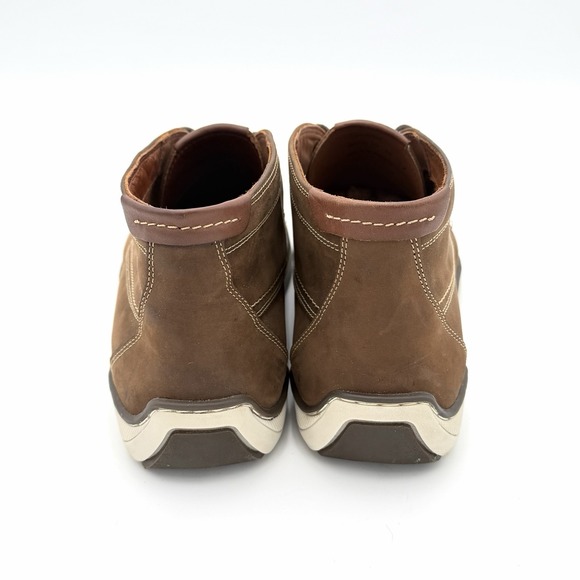 Size 10 - Johnston & Murphy Emmett Moc Toe Boot - Tan Oiled Full Grain Leather - Picture 5 of 8